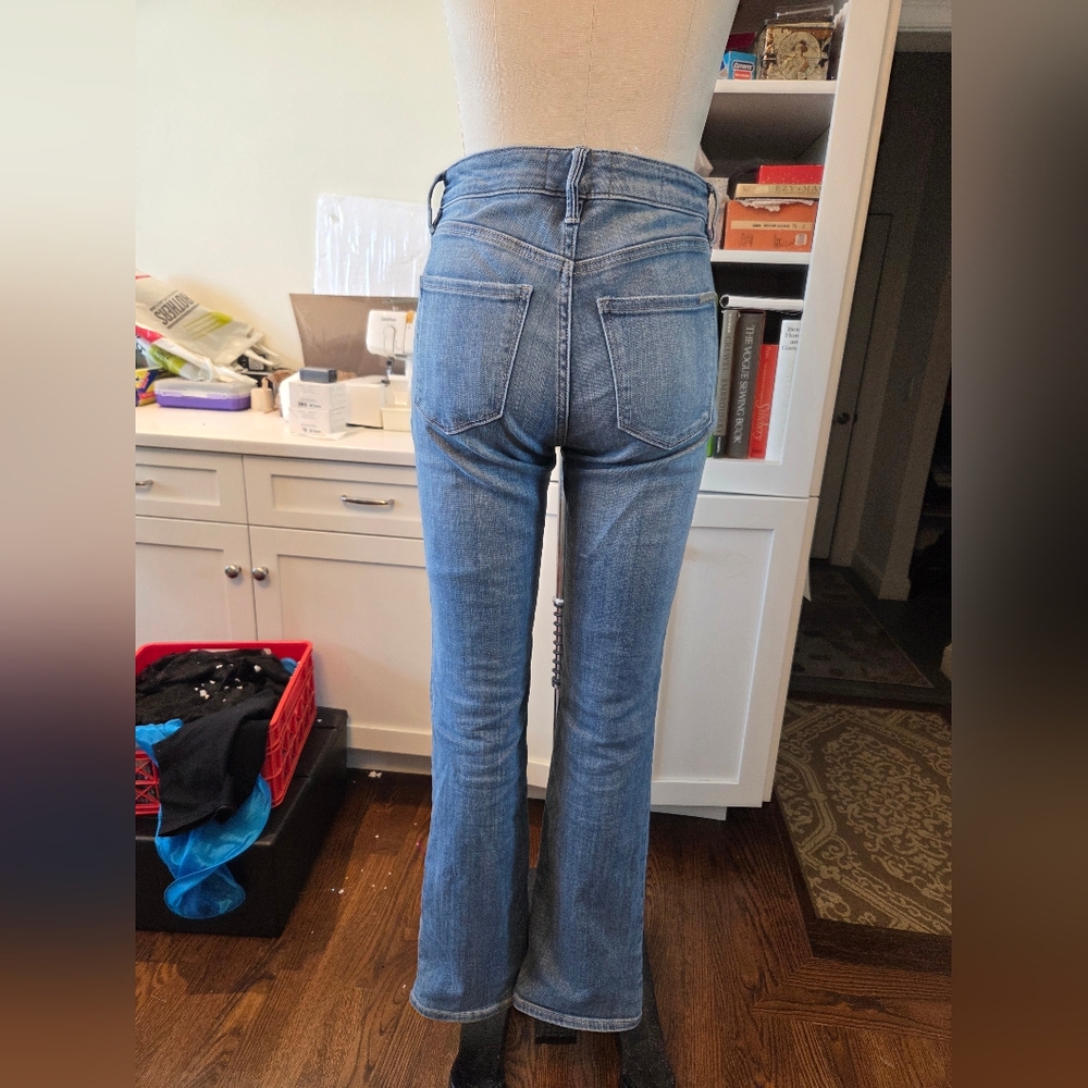 WHBM High Rise Boot Cut Jeans - Picture 4 of 5